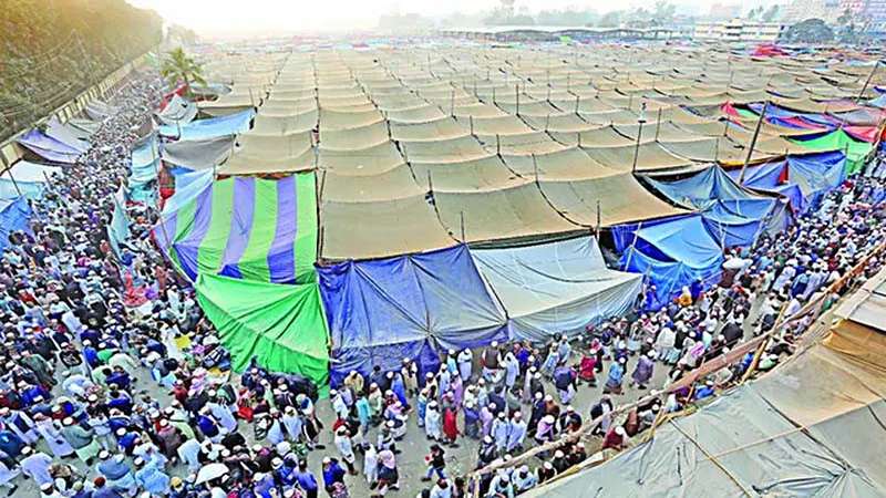 বিশ্ব ইজতেমা: আজও কানায় কানায় পূর্ণ তুরাগ তীর