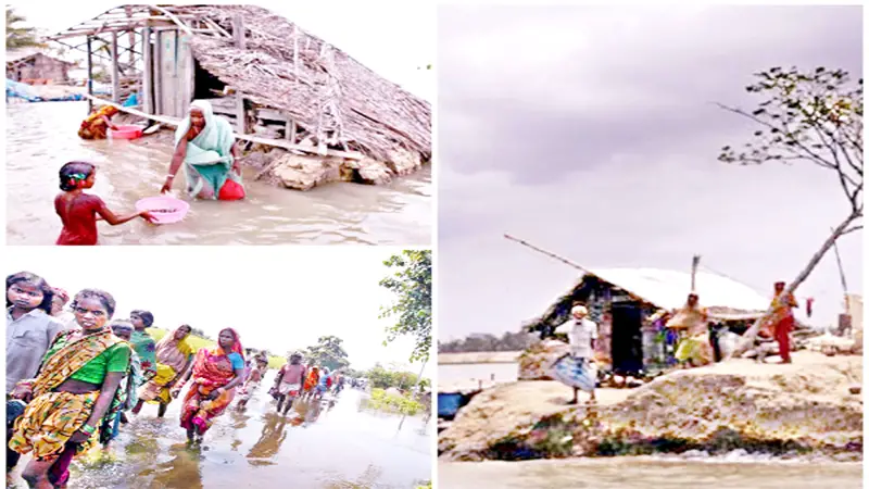 দুর্যোগে উদ্বাস্তু সমস্যা ও নগর জীবনে প্রভাব