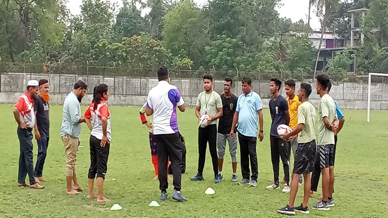 দিনাজপুরে রাগবি ফেডারেশনের আরেকটি কার্যক্রম