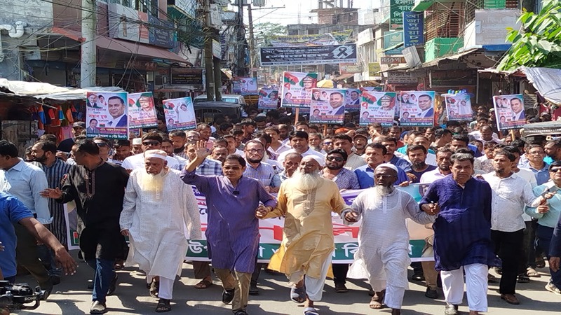 বাকেরগঞ্জে বর্ণাঢ্য আয়োজনে পালিত হলো জাতীয় বিপ্লব ও সংহতি দিবস