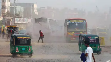 বায়ুদূষণে বিশ্বে দ্বিতীয় অবস্থানে ঢাকা