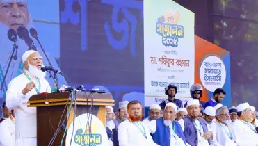 গণহত্যাকারীদের বিচারের আগে নির্বাচন চায় না জনগণ: জামায়াতে আমির 