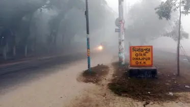 শীতে কাঁপছে দিনাজপুর, ১০ ডিগ্রির ঘরে তাপমাত্রা