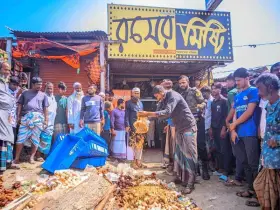 নান্দাইলে রসের মিষ্টির দোকানে ৫০ হাজার টাকা জরিমানা