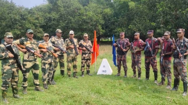 আবারো সীমান্তে বেড়া দেয়ার চেষ্টা বিএসএফের, বাধা দিল বিজিবি