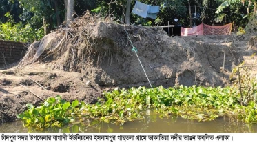 ডাকাতিয়ার ভাঙন হুমকিতে সহস্রাধিক পরিবার, বিলীন বসতঘর