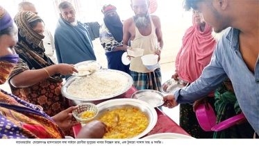 দুপুরের খাবার এক টুকরা পাঙ্গাশ মাছ মোরেলগঞ্জ হাসপাতালের দৈন্যদশা