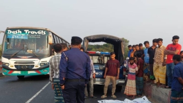 সড়ক দুর্ঘটনায় দুই মোটরসাইকেল আরোহী নিহত