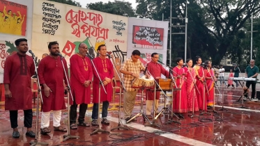 কেন্দ্রীয় শহীদ মিনারে দ্রোহ-দাহ স্বপ্নযাত্রা