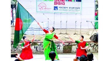 শিল্পালোকে বর্ণিল ‘বিজয় মাসের প্রথম প্রভাত’