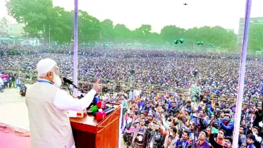 বুক পেতে যারা জীবন দিতে পেরেছে তাদের হাতে দেশ নিরাপদ থাকবে