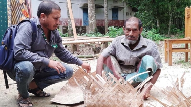 বাঁশ বেতে আব্দুর নূরের ১৬ বছরের জীবন