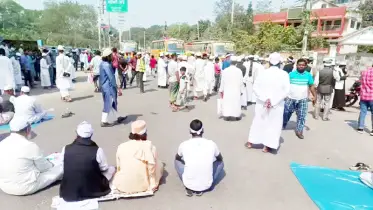 ব্রাহ্মণবাড়িয়ায় রাজনৈতিক মামলা প্রত্যাহারের দাবিতে অবরোধ