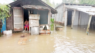 কেশবপুরে টানা বৃষ্টি, ১শ’ ৪ গ্রামে জলাবদ্ধতা