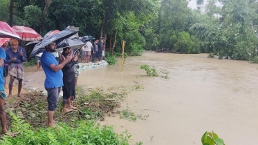 হবিগঞ্জের ৪ উপজেলায় ২৫ হাজার মানুষ পানিবন্দি 