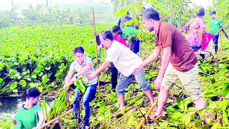 বাগেরহাটে খাল ও নদী পুনরুদ্ধার শুরু