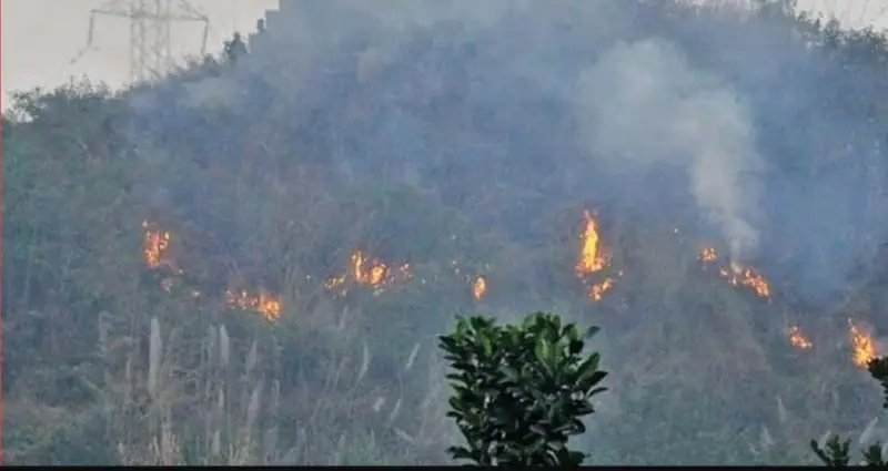 সীতাকুণ্ডের চন্দ্রনাথ পাহাড়ে ভয়াবহ আগুন