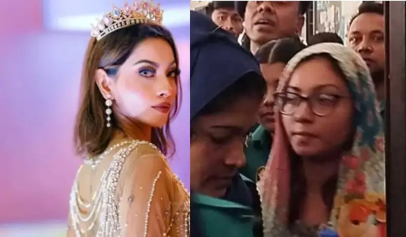 আদালত প্রাঙ্গণে চিৎকার করে যা বললেন মডেল মেঘনা