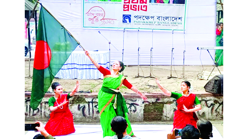 শিল্পালোকে বর্ণিল ‘বিজয় মাসের প্রথম প্রভাত’