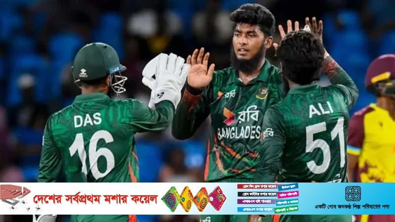 ওয়েস্ট ইন্ডিজকে হোয়াইট ওয়াশ করল টাইগাররা