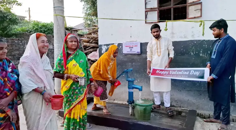 সৈয়দপুরে ‘ভালোবাসার টিউবওয়েল’