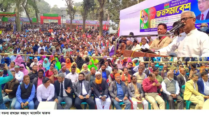 জাতীয় নির্বাচনের আগে আর কোন নির্বাচন মেনে নেয়া হবেনা: জয়নুল আবেদিন