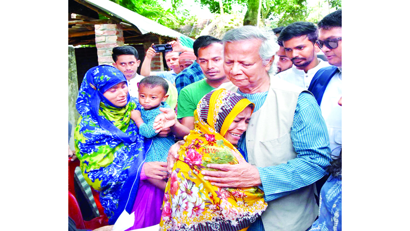 প্রধান উপদেষ্টাকে পেয়ে কান্নায় ভেঙে পড়লেন সাঈদের মা