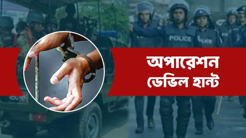 সারাদেশে গ্রেপ্তার আরও ৫৯১, অন্য অভিযোগে আটক ১১৯৫