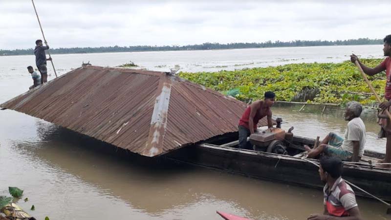 কুড়িগ্রামে বন্যা পরিস্থিতির অবনতি 