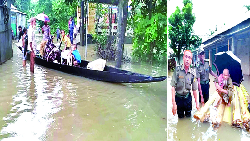 সিলেটে নতুন এলাকা প্লাবিত