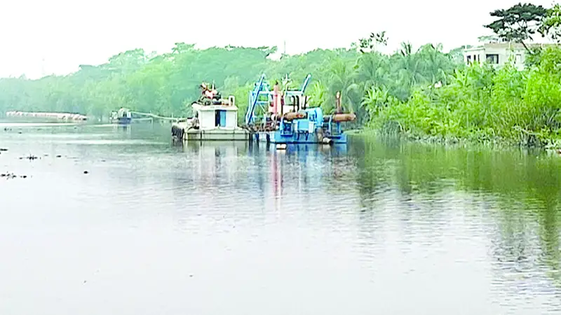 খননের পরও প্রাণ ফিরছে না খাকদোন নদীর