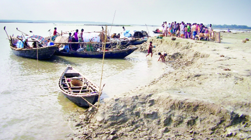 আগুনমুখা পাড়ের মাছের বাজার