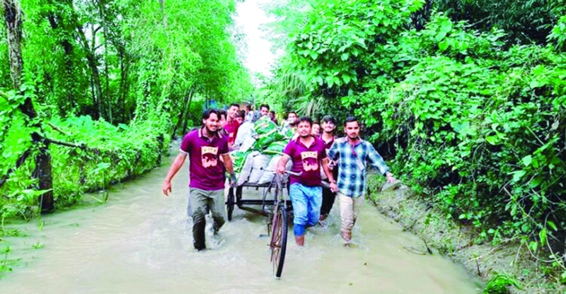 বানভাসি মানুষের পাশে  আইটি সংশ্লিষ্টরা